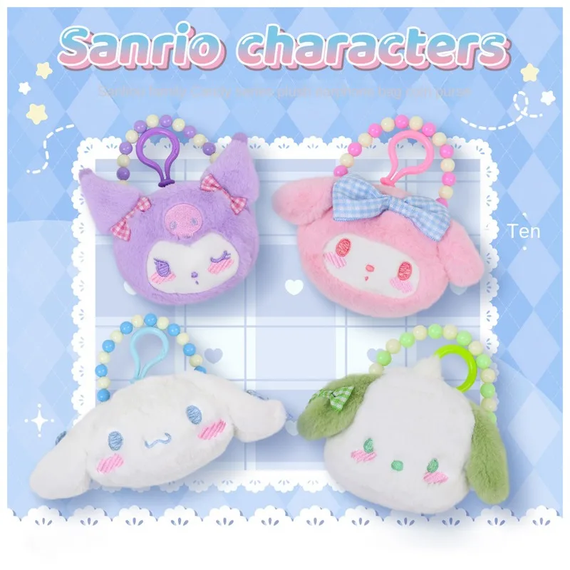 Kawaii Sanrioed My Melody Cinnamoroll Kuromi почтовый плюшевый нулевой телефон Портативная сумка для хранения наушников подарок для девушки
Kawaii Sanrioed My Melody Cinnamoroll Kuromi почтовый плюшевый нулевой телефон Портативная сумка для хранения наушников подарок для девушки