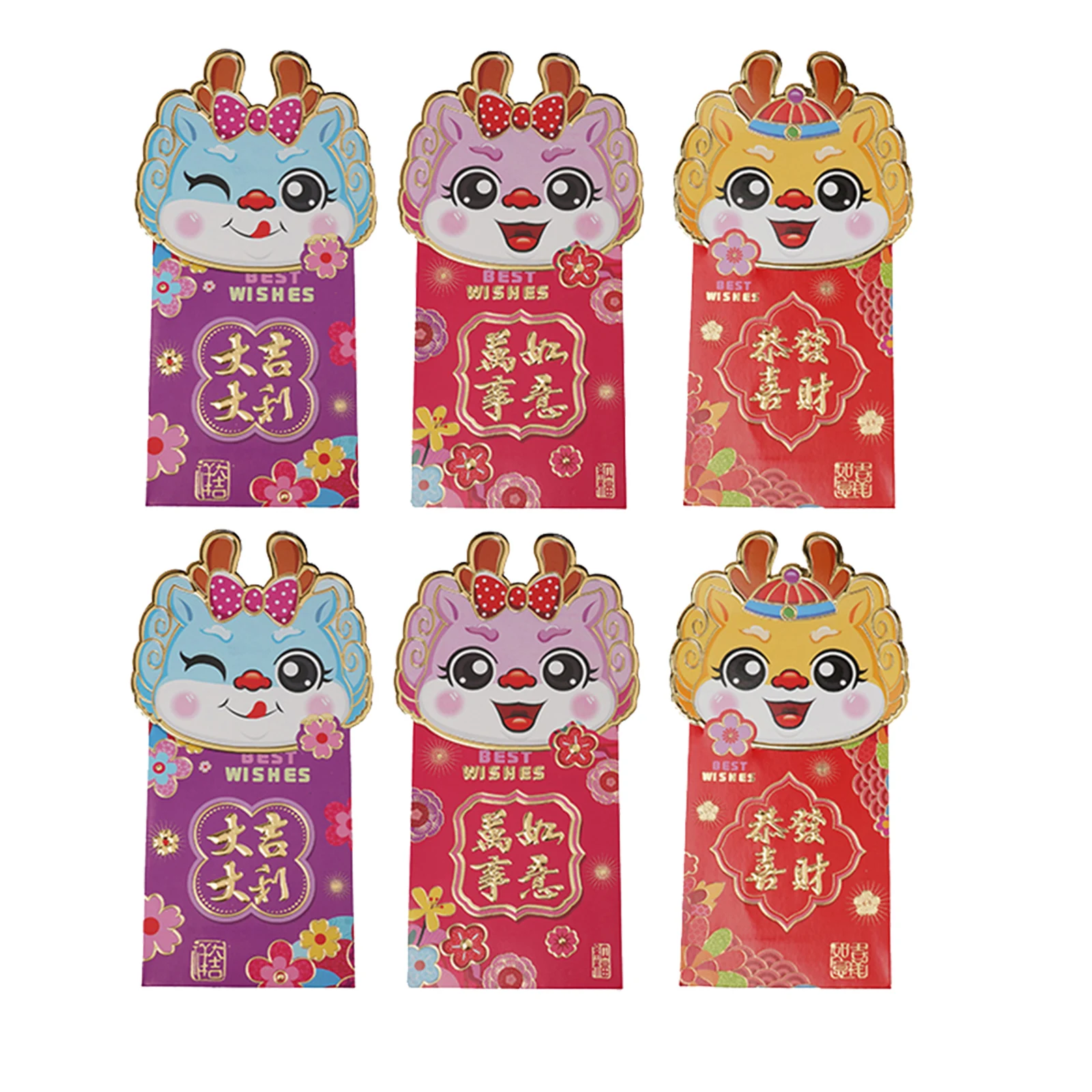 Традиционные красные конверты 6 шт. Дракон лунный Новый год HongBao праздничные цвета и дизайн подходит для свадеб и дней рождения
Традиционные красные конверты 6 шт. Дракон лунный Новый год HongBao праздничные цвета и дизайн подходит для свадеб и дней рождения