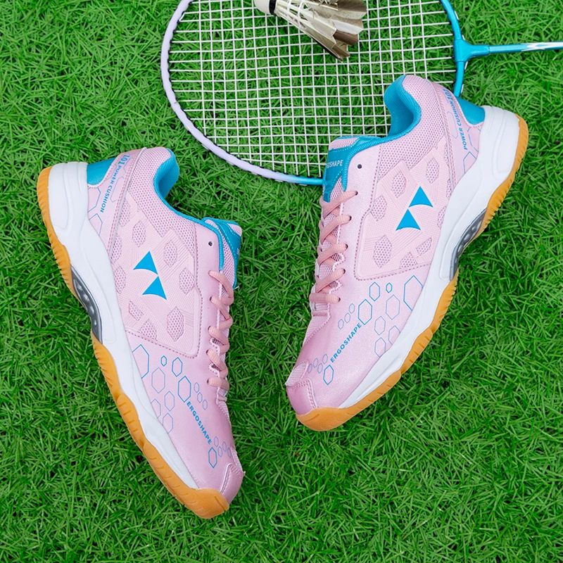 

Новинка спортивная обувь для бадминтона для мужчин и женщин розовые Золотые спортивные теннисные туфли удобные унисекс кроссовки для настольного тенниса волейбол 9000