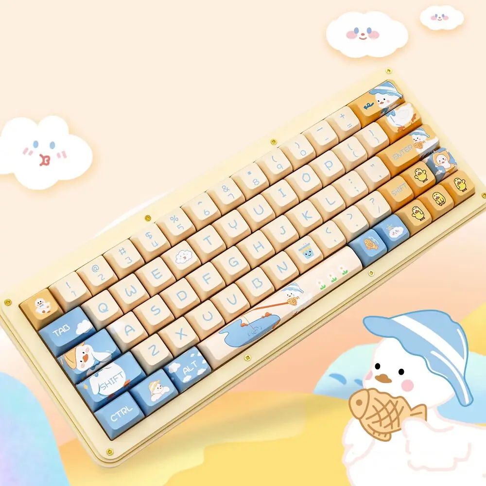 Набор клавиш Cherry MX PBT для механической игровой клавиатуры Cute Duck 104 + 40 XDA Profile
Набор клавиш Cherry MX PBT для механической игровой клавиатуры Cute Duck 104 + 40 XDA Profile