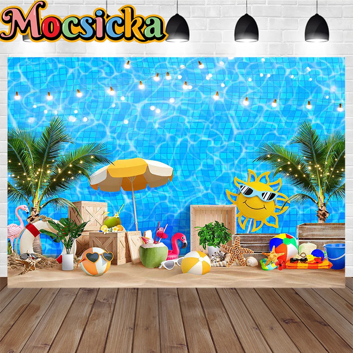 Mocsicka Летний Пляжный детский фон для фотосъемки синий бассейн Пальма Фламинго декорация фон реквизит новорожденный торт разбивать студийный стенд
Mocsicka Летний Пляжный детский фон для фотосъемки синий бассейн Пальма Фламинго декорация фон реквизит новорожденный торт разбивать студийный стенд