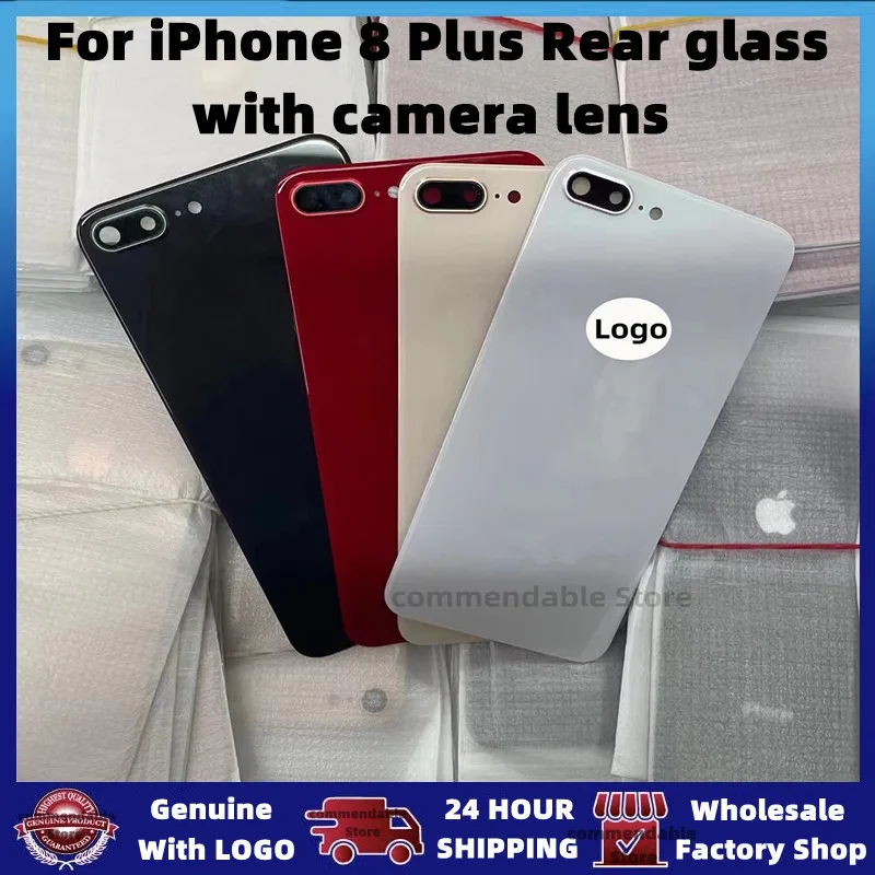 For iPhone 8 Plus Back Housing Battery Glass Cover With Camera Lens Frame Metal Plate Magnetic Replacement Parts+With logo
For iPhone 8 Plus Back Housing Battery Glass Cover With Camera Lens Frame Metal Plate Magnetic Replacement Parts+With logo