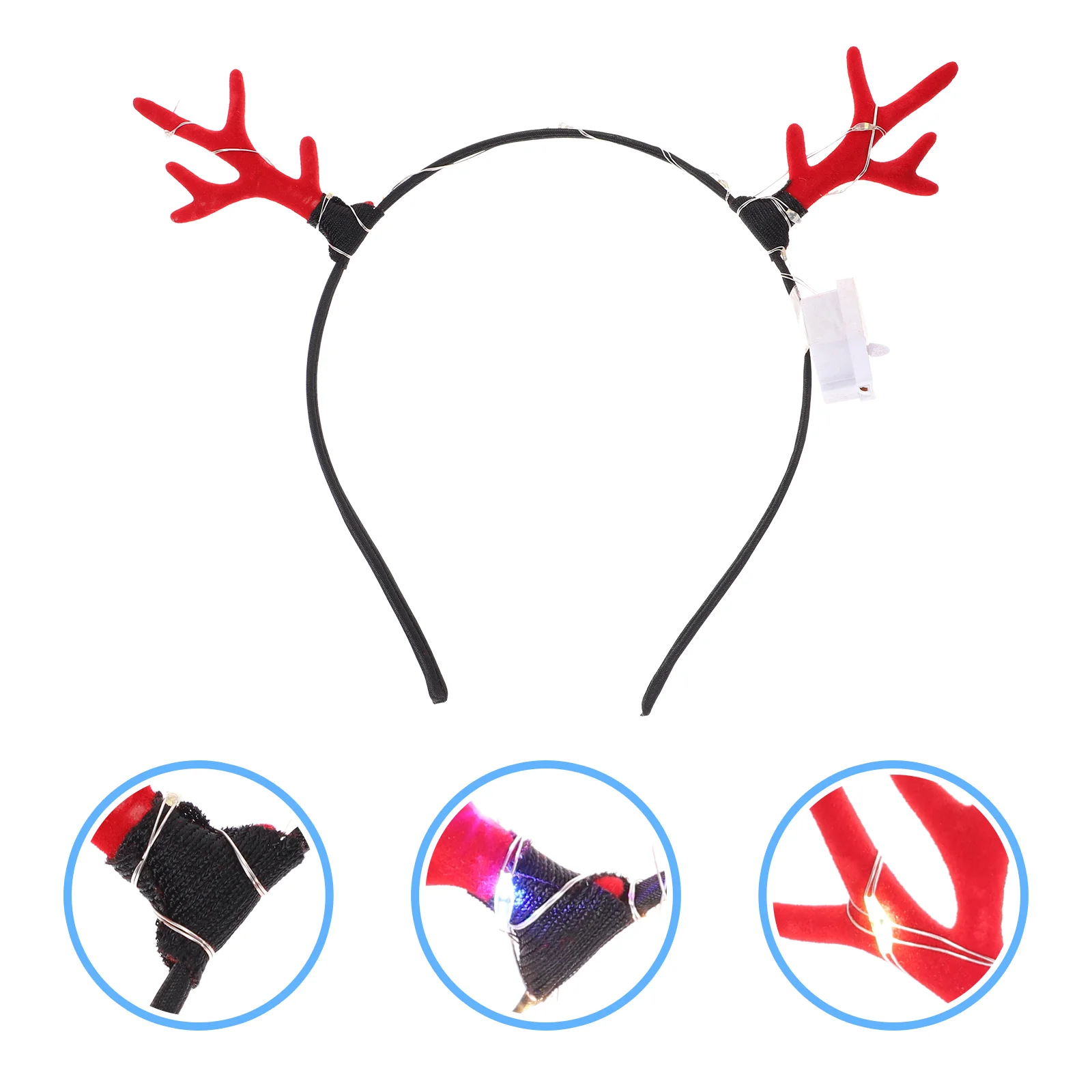 8pcs LED Antler Headbands Christmas Light Hair Hoops Reindeer Flashing Hairbands for Christmas Holiday Party
8pcs LED Antler Headbands Christmas Light Hair Hoops Reindeer Flashing Hairbands for Christmas Holiday Party