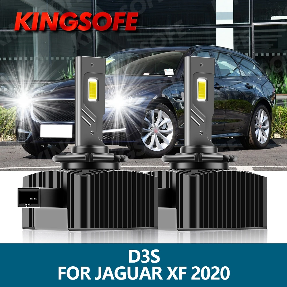 KINGSOFE Car Light Led Headlight 2Pcs D3S 40000LM 6000K White CSP Chips 110W 1:1 Xenon Bulbs Hight Low Beam For JAGUAR XF 2020
KINGSOFE Car Light Led Headlight 2Pcs D3S 40000LM 6000K White CSP Chips 110W 1:1 Xenon Bulbs Hight Low Beam For JAGUAR XF 2020