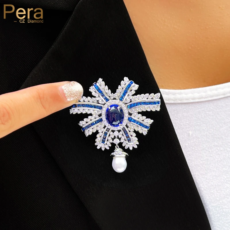 Pera Vintage Luxury Blue CZ Brooches for Women Elegant Bow With Pearl Drop Corage Dress Coat Accessories Pins Jewelry Gift C020
Pera Vintage Luxury Blue CZ Brooches for Women Elegant Bow With Pearl Drop Corage Dress Coat Accessories Pins Jewelry Gift C020