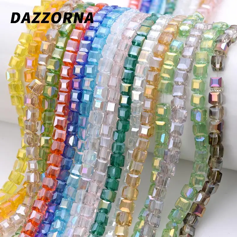 4mm Transparent Dazzling Crystal Square Beads Flat Faceted Glass Bead Loose Spacer Bead for Jewelry Making DIY Bracelet Necklace
4mm Transparent Dazzling Crystal Square Beads Flat Faceted Glass Bead Loose Spacer Bead for Jewelry Making DIY Bracelet Necklace