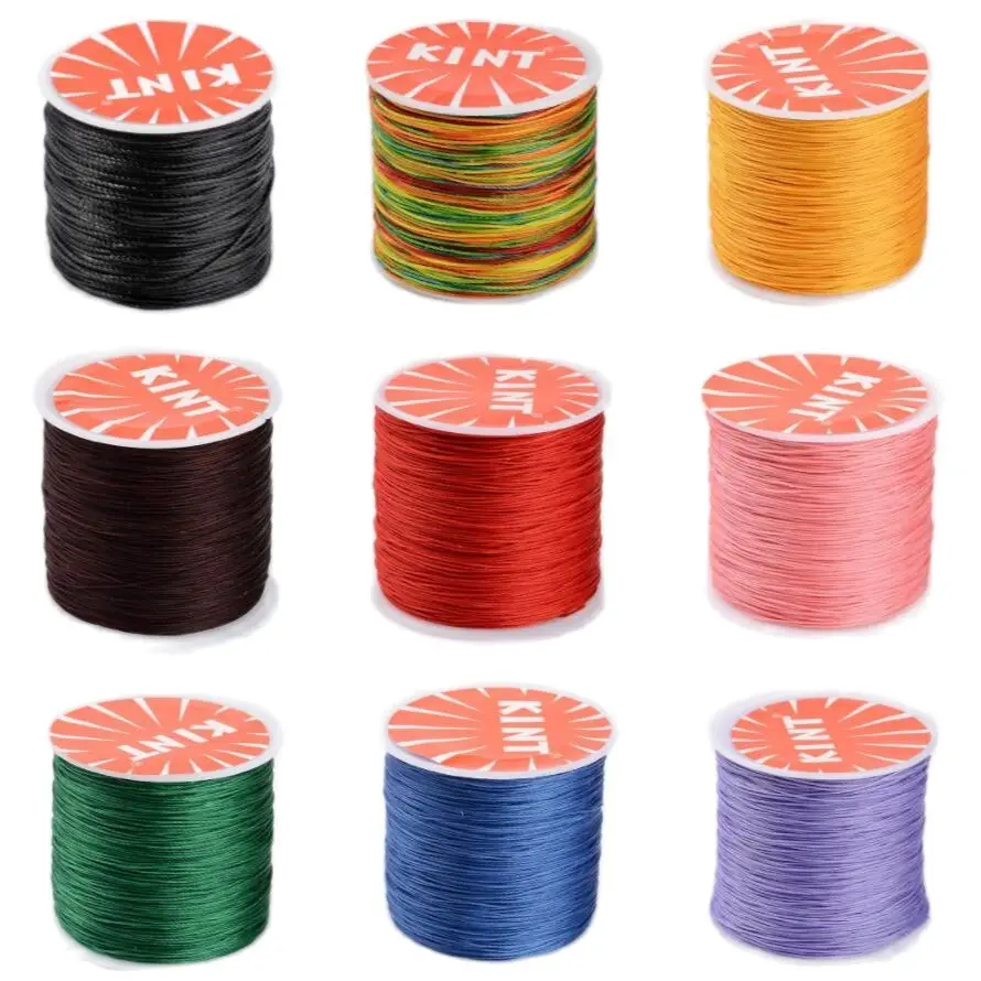 106m/roll Round Waxed Polyester Cords 0.5mm Muticolor Beading Rope For DIY Craft Braided Bracelet Necklace Jewelry Making
106m/roll Round Waxed Polyester Cords 0.5mm Muticolor Beading Rope For DIY Craft Braided Bracelet Necklace Jewelry Making