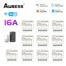 Tuya Smart Wifi Switch Smart Home Wireless Switch Alexa Google Home 10/16A Timer Voice Control DIY Automation Module Wholesale
Tuya Smart Wifi Switch Smart Home Wireless Switch Alexa Google Home 10/16A Timer Voice Control DIY Automation Module Wholesale
