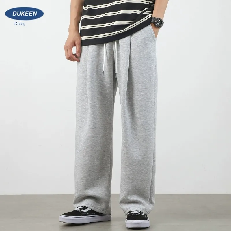 

EN American Caual For Men In Pring And Ummer With A EnE Of Falling, TraighT Port Gray AnitAry Pant, Men' Wide Leg