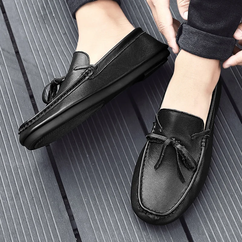 High Quality Business Loafers Men Casual Luxury Slip on Shoes Genuine Leather Mens Shoes Driving Shoes Office Formal Boat Shoes
High Quality Business Loafers Men Casual Luxury Slip on Shoes Genuine Leather Mens Shoes Driving Shoes Office Formal Boat Shoes