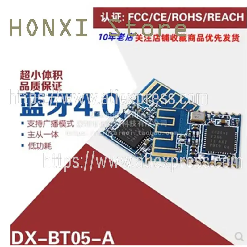 

1PCS BT05-A BLE bluetooth 4.0 serial interface integration module cc2541 master-slave iBeacon replace HM-11