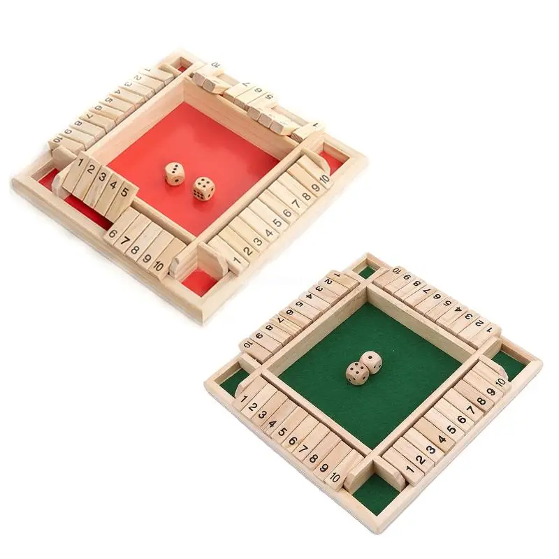 Красочные игральные кости для четырех человек Shut The Box Настольная игра Deluxe Четырехсторонний настольный игровой набор для
Красочные игральные кости для четырех человек Shut The Box Настольная игра Deluxe Четырехсторонний настольный игровой набор для