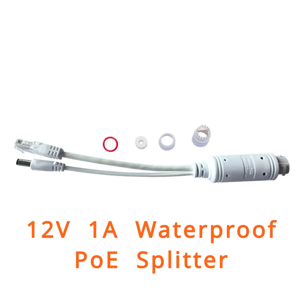 

POE Splitter Standard Outdoor Waterproof 12V/1A 15.4W 48Vto12V Cable 10/100Mbps Power Supply for ip camera switch poe