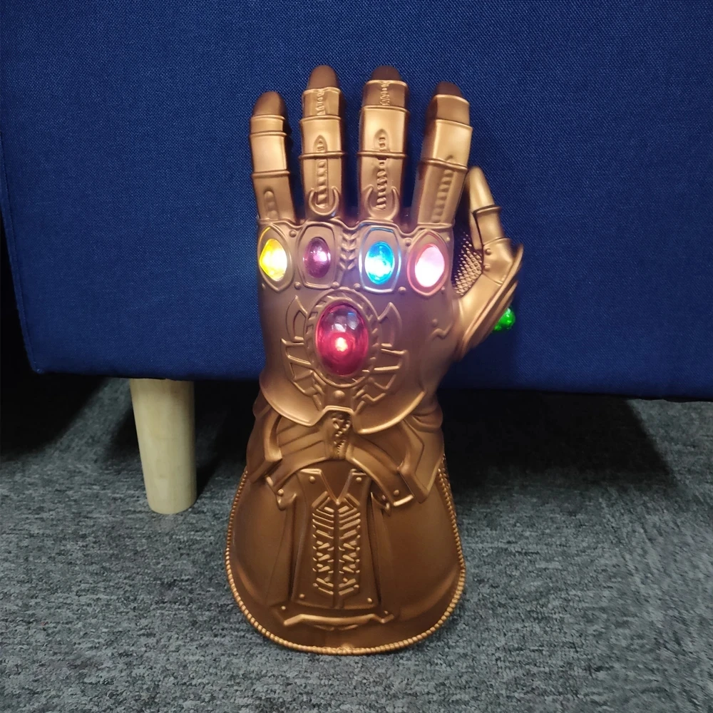 Costume Halloween Party props Infinity Gauntlet Light Glove Superhero Cosplay Gloves LED Weapon Kids Adult Carnival
Costume Halloween Party props Infinity Gauntlet Light Glove Superhero Cosplay Gloves LED Weapon Kids Adult Carnival