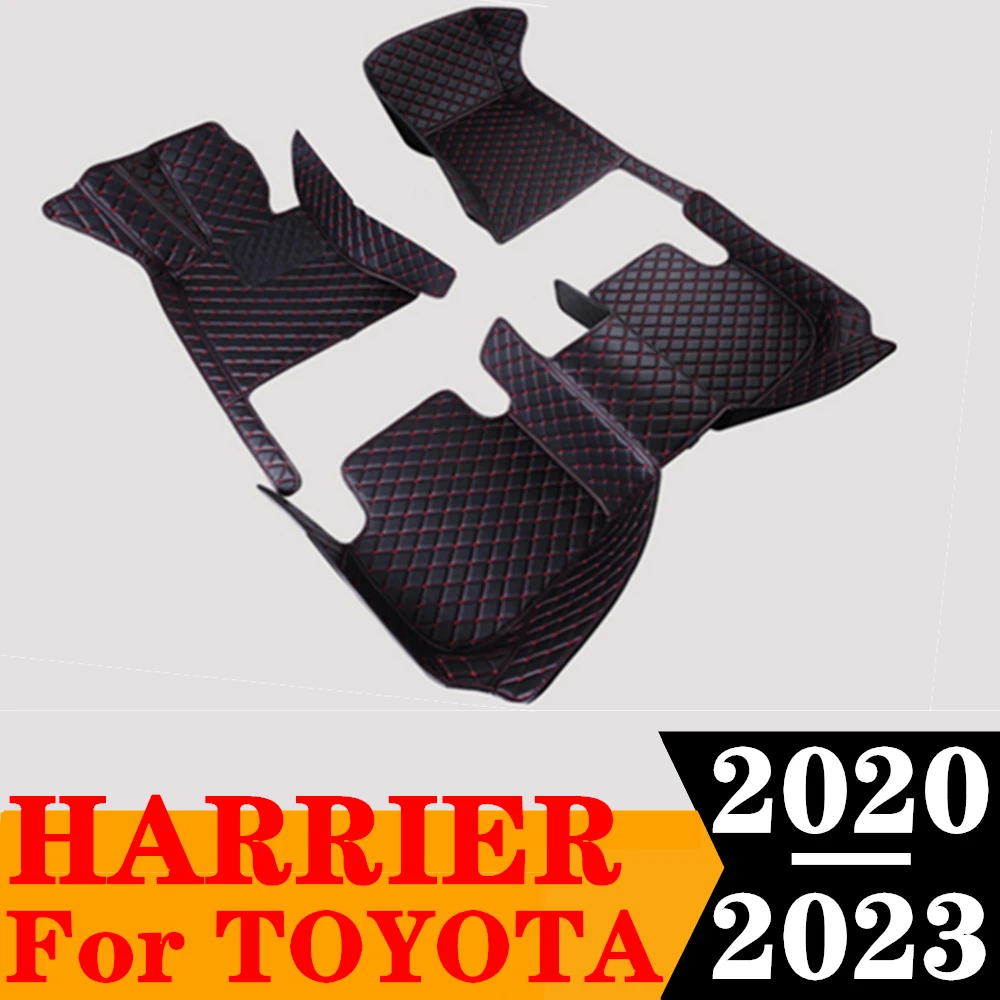 

Автомобильные коврики для TOYOTA HARRIER 2023, 2022, 2021, 2020, передние и задние напольные коврики под заказ, автомобильные накладки на ножки, коврик, внутренние детали