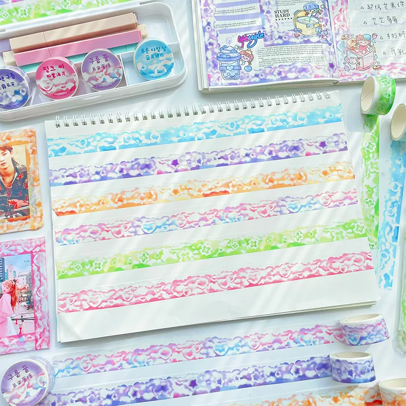 48 pcs/lot 2cm*3M Cloud Washi Tape Cute Decoration Sticker Scrapbooking Diary Masking Tape Stationery School Supplies
48 pcs/lot 2cm*3M Cloud Washi Tape Cute Decoration Sticker Scrapbooking Diary Masking Tape Stationery School Supplies