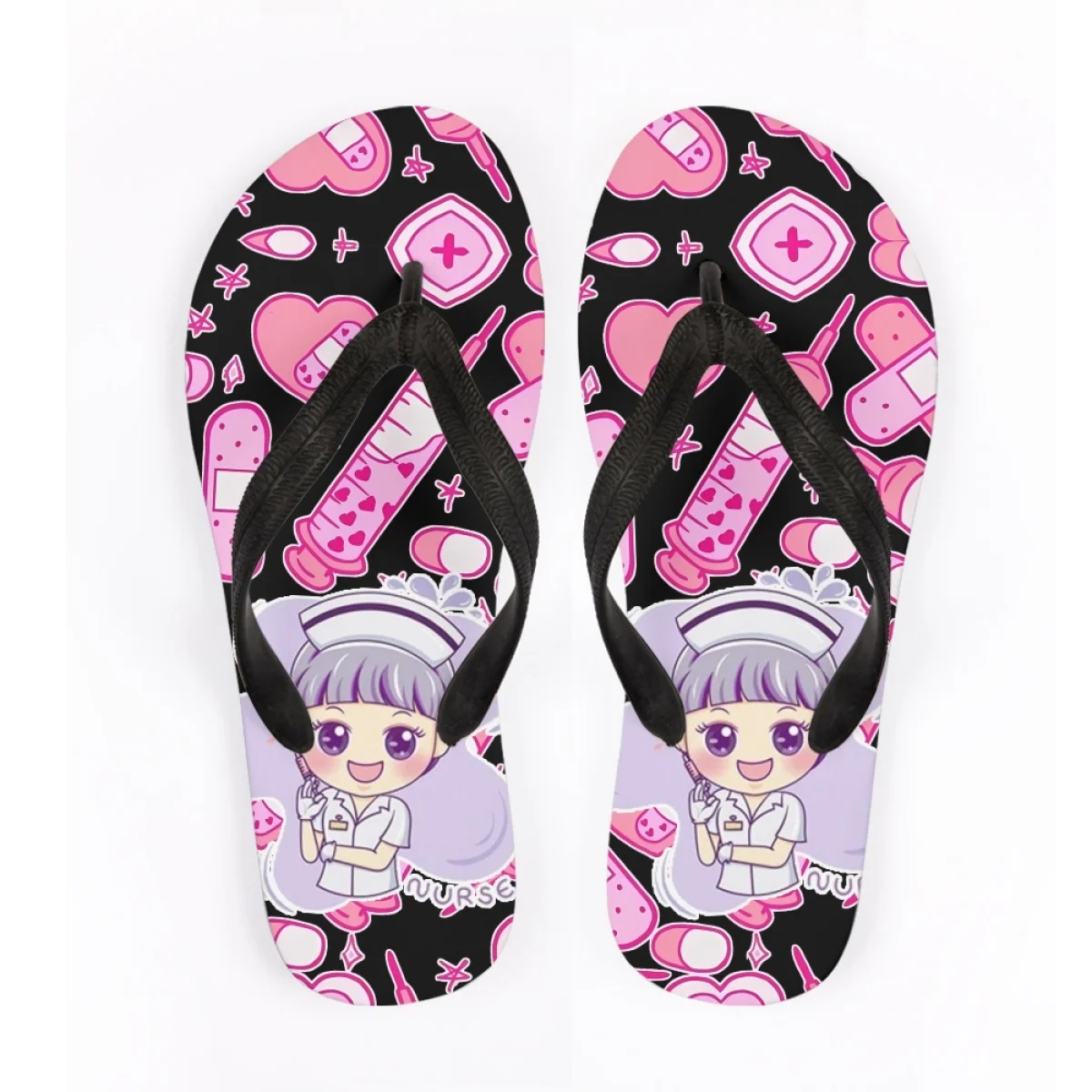 Host Sales Nurse Pattern Cartoon Print Woman Slippers Anti-Odor Outdoor Indoor House Shoes Student Leisure Spring Summer Sandals
Host Sales Nurse Pattern Cartoon Print Woman Slippers Anti-Odor Outdoor Indoor House Shoes Student Leisure Spring Summer Sandals