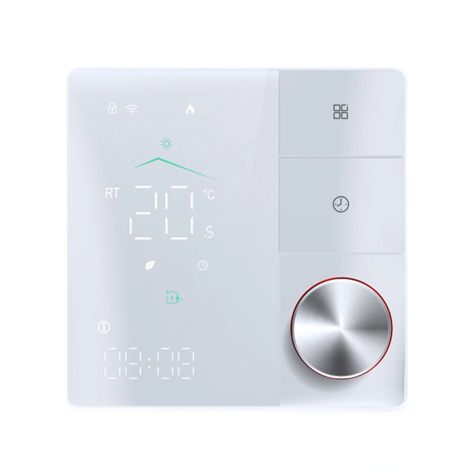 Smart Thermostat With Knob, WIFI Smart Life App Control, Voice Device Control For Water Gas Boiler Electric Heating Works
Smart Thermostat With Knob, WIFI Smart Life App Control, Voice Device Control For Water Gas Boiler Electric Heating Works