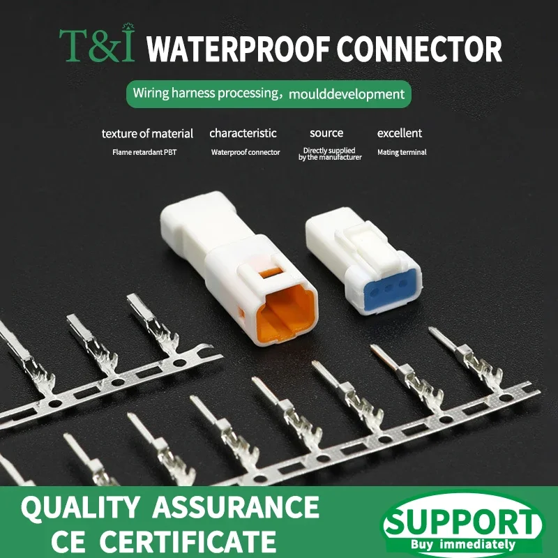 5/10/100 Sets Automotive Connectors JST02R-JWPF-VSLE 2/3/4/6/8 Pin Waterproof Connectors Male and Female Butt Plugs
5/10/100 Sets Automotive Connectors JST02R-JWPF-VSLE 2/3/4/6/8 Pin Waterproof Connectors Male and Female Butt Plugs