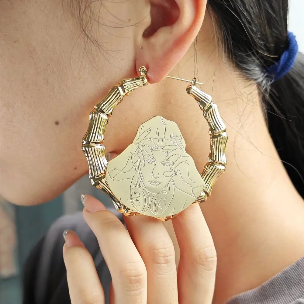 2023 Custom Picture Engraving Abstract Hoop Earring For Women Personalize Photo Gold Bamboo Earring Party Jewelry Gifts
2023 Custom Picture Engraving Abstract Hoop Earring For Women Personalize Photo Gold Bamboo Earring Party Jewelry Gifts