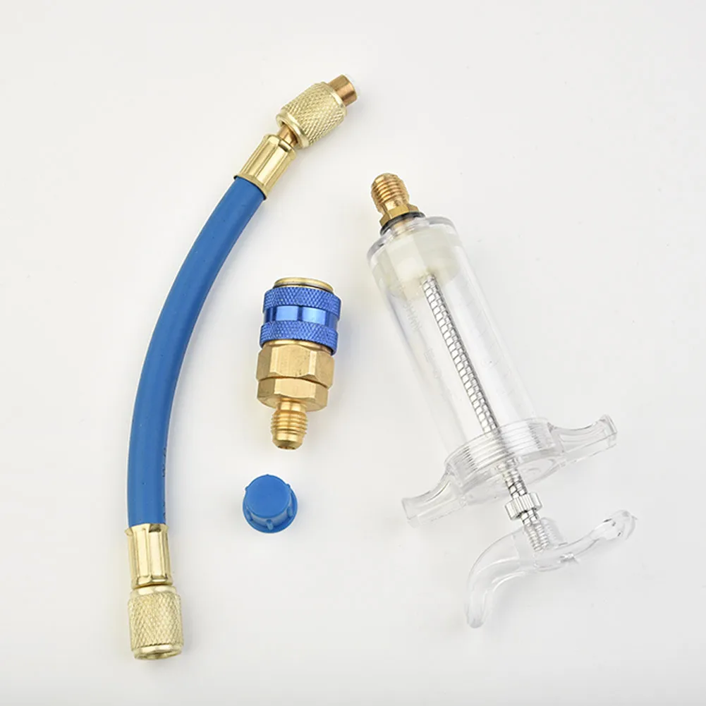 Oil/Dye Sampler Injector 30Ml 1 Oz With Low Side Quick Coupler Adapter Accessory Parts Replacement New High Quality
Oil/Dye Sampler Injector 30Ml 1 Oz With Low Side Quick Coupler Adapter Accessory Parts Replacement New High Quality