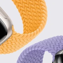 Braided Solo Loop For Apple Watch Band Se 76543 40mm 44mm Elastic Bracelet Strap on Smart Series 38mm 42mm 41mm 45mm Accessories
Braided Solo Loop For Apple Watch Band Se 76543 40mm 44mm Elastic Bracelet Strap on Smart Series 38mm 42mm 41mm 45mm Accessories