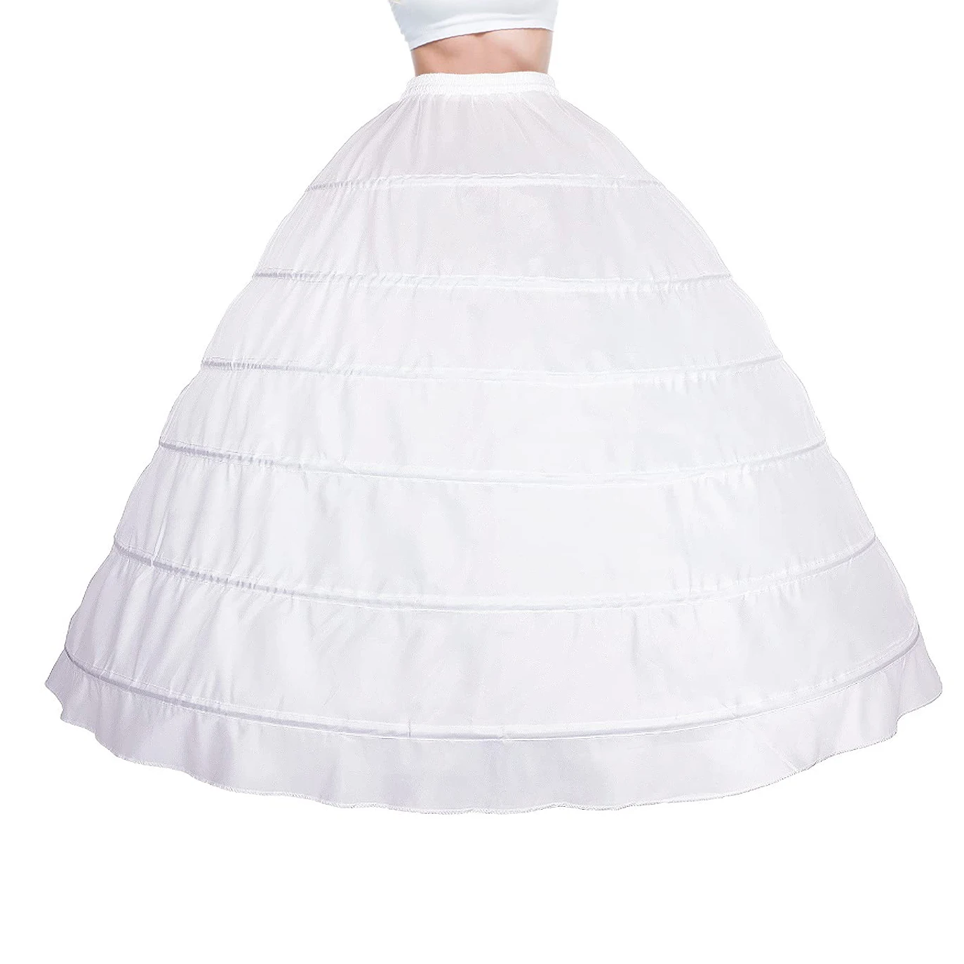 Women Crinoline Petticoat A-line 6 Hoop Skirt Slips Long Underskirt for Wedding Bridal Dress Ball Gown White 2023
Women Crinoline Petticoat A-line 6 Hoop Skirt Slips Long Underskirt for Wedding Bridal Dress Ball Gown White 2023