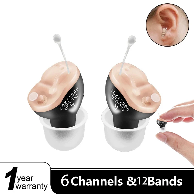 Digital Hearing Aid for Elderly Invisible Hearing Aids for Deafness 6 Channels High Quality Sound Amplifier amplificad audifonos
Digital Hearing Aid for Elderly Invisible Hearing Aids for Deafness 6 Channels High Quality Sound Amplifier amplificad audifonos