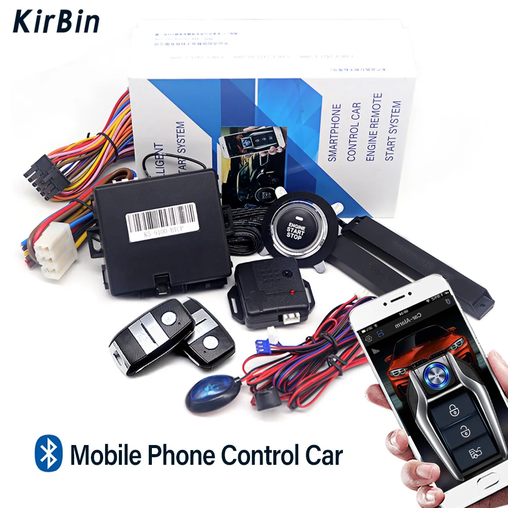 Universal Car Alarm AutoStart System APP Remote Control Engine Ignition Kit Push One Button Start Stop System Car Accessories
Universal Car Alarm AutoStart System APP Remote Control Engine Ignition Kit Push One Button Start Stop System Car Accessories