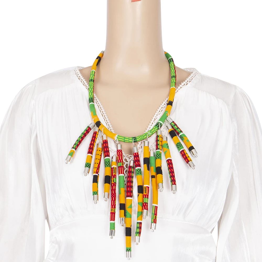 Accessories For Women Africa Necklace Simple Geometric Handmade Necklace Multicolor Statement Choker Necklaces For Ladies WYB27
Accessories For Women Africa Necklace Simple Geometric Handmade Necklace Multicolor Statement Choker Necklaces For Ladies WYB27