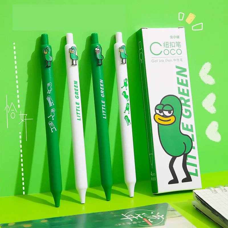 32 pcs/lot Funny Caterpillar Gel Pen Set Cute 0.5mm Black Ink Signature Pens Stationery Gift Office School Writing Supplies
32 pcs/lot Funny Caterpillar Gel Pen Set Cute 0.5mm Black Ink Signature Pens Stationery Gift Office School Writing Supplies