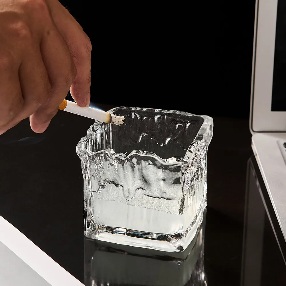 Abstract Square Transparent Ashtray Send Smoke Removal Sand Home Room Table Glass Ashtray Ornaments Weed Smoking Accessorie
Abstract Square Transparent Ashtray Send Smoke Removal Sand Home Room Table Glass Ashtray Ornaments Weed Smoking Accessorie