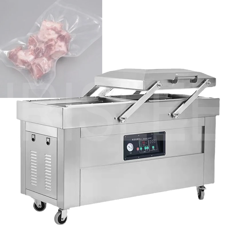 Double chamber vacuum machine Meat Fish Vegetable Beef Chicken Ham Vacuum Packer
Double chamber vacuum machine Meat Fish Vegetable Beef Chicken Ham Vacuum Packer