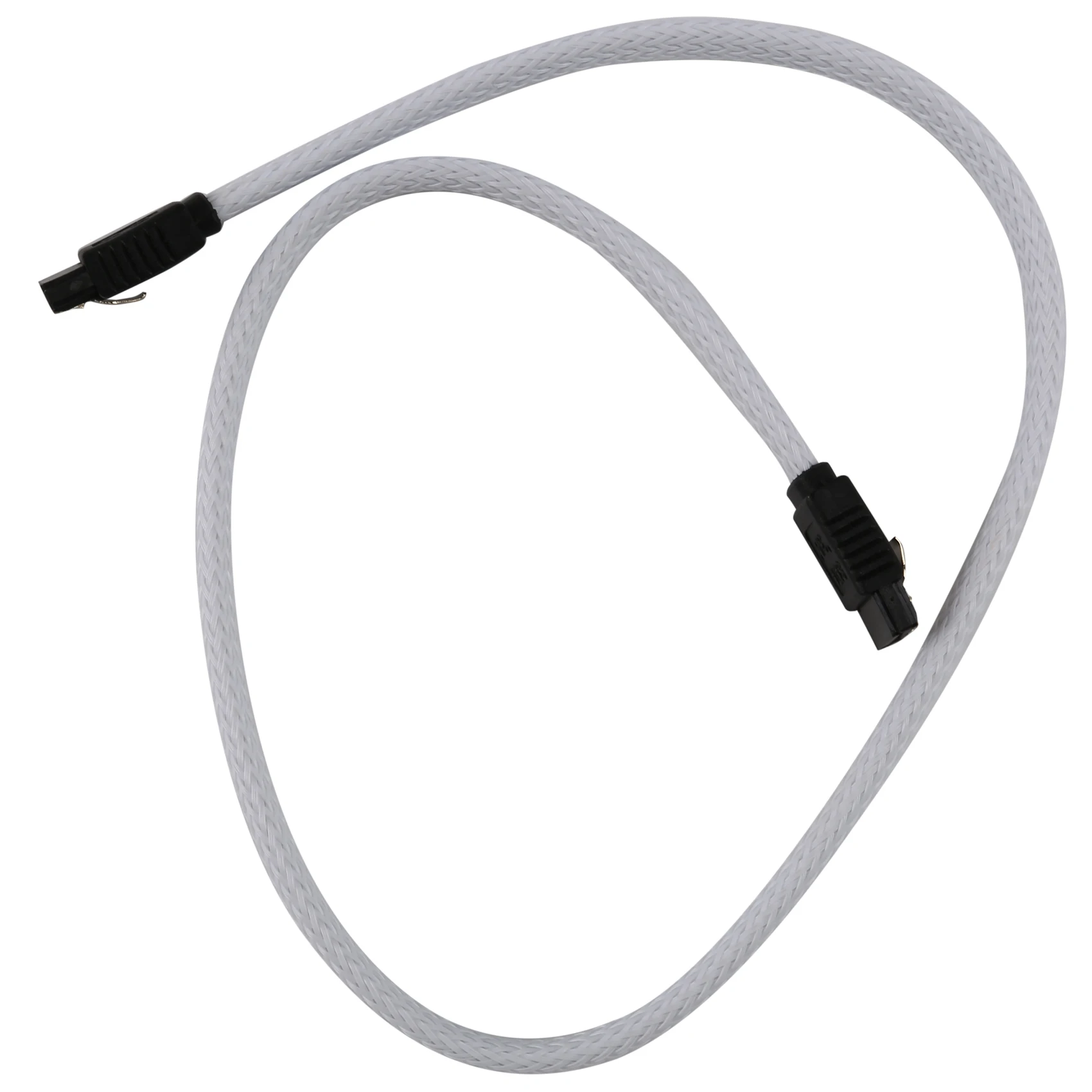 

SATA 3,0 III 7-контактный кабель для передачи данных SATA3, 50 см, 6 Гб/с, кабели SSD, кабель для жесткого диска, шнур для передачи данных с нейлоновым покрытием, премиум-версия (белый)