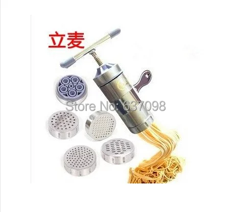 Home 5 kinds noodles maker stainless steel household manual pressure machine hand full automatic noodle machine
Home 5 kinds noodles maker stainless steel household manual pressure machine hand full automatic noodle machine