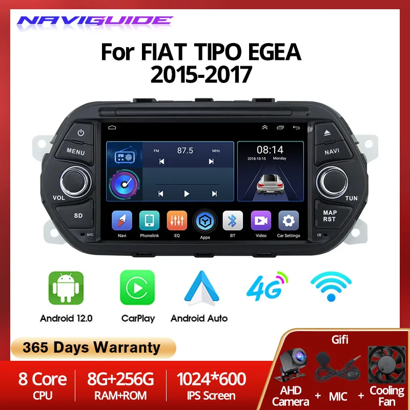 NAVIGUIDE 7 Inch M7 Car Radio For FIAT TIPO EGEA 2015-2017 GPS WIFI 4G Carplay Android Auto Multimedia player BT FM Android 10
NAVIGUIDE 7 Inch M7 Car Radio For FIAT TIPO EGEA 2015-2017 GPS WIFI 4G Carplay Android Auto Multimedia player BT FM Android 10