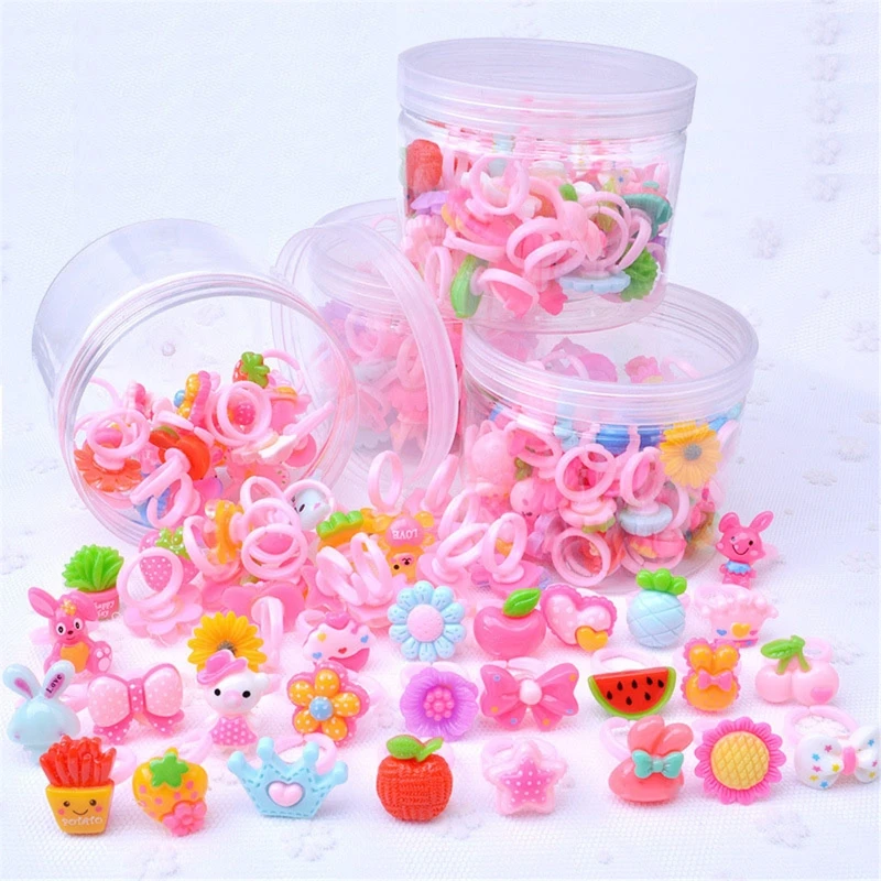 1 Box 50PCS Adjustable Cartoon Rings For Girls Dress Up Accessories Party Kids T XXFE
1 Box 50PCS Adjustable Cartoon Rings For Girls Dress Up Accessories Party Kids T XXFE