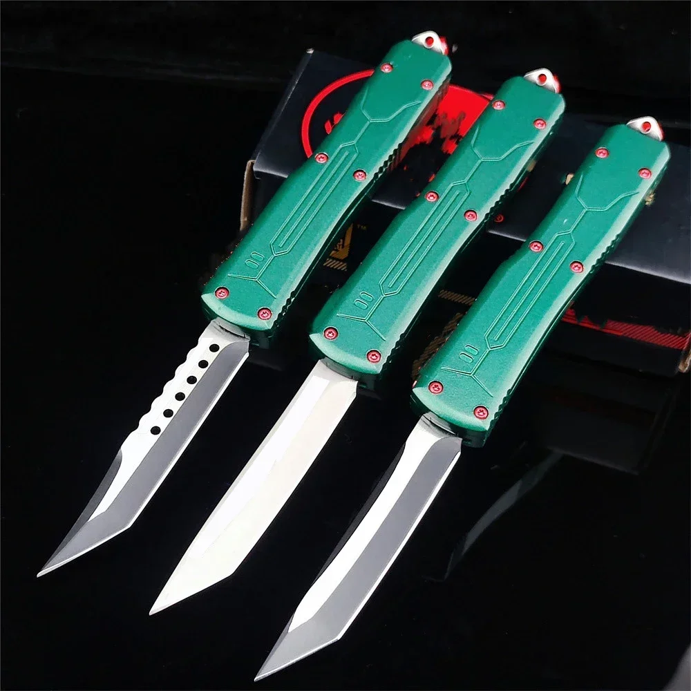 

Micr Hunter OTF AU.TO Pocket Folding Knife 440C Steel Blade Zinc Alloy Handle Outdoor Camping Survival Knives Tactical EDC Tool