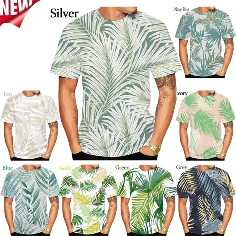 Summer Explosion Tropical Coconut Tree Hawaiian Flower 3D Printed Beach T-Shirt Men's Short-sleeved Round Neck Breathable Tees
Summer Explosion Tropical Coconut Tree Hawaiian Flower 3D Printed Beach T-Shirt Men's Short-sleeved Round Neck Breathable Tees