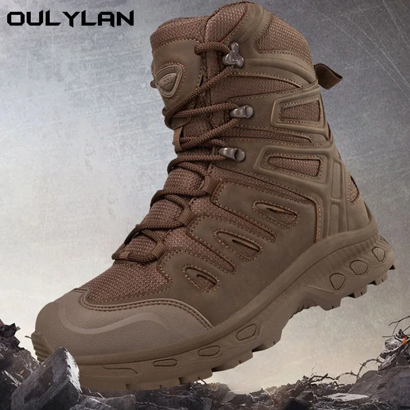 Outdoor Large Size Hiking Shoes Men's Desert Boots Men Tactical Boots Durable Training Shoes Sports Climbing Ankle Boots
Outdoor Large Size Hiking Shoes Men's Desert Boots Men Tactical Boots Durable Training Shoes Sports Climbing Ankle Boots