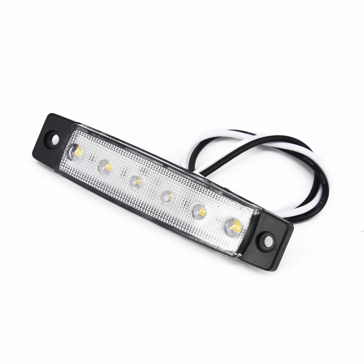 White 12V 6LED Side Marker Light For Trailer Truck Boats BUS Indicator RV Lamp Side Marker Light Car Accessory
White 12V 6LED Side Marker Light For Trailer Truck Boats BUS Indicator RV Lamp Side Marker Light Car Accessory
