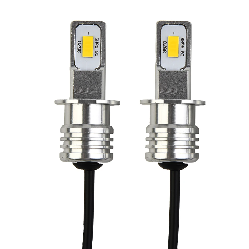 NEW 2 X LED Bulbs Super Bright H3 CSP LED Fog Light Bulbs Conversion Kit 80W 2000LM 3000K Yellow DC 12V-24V Bulbs
NEW 2 X LED Bulbs Super Bright H3 CSP LED Fog Light Bulbs Conversion Kit 80W 2000LM 3000K Yellow DC 12V-24V Bulbs