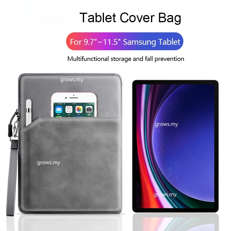 Shockproof Handbag For Samsung Galaxy Tab S9+ FE A9 Plus A9+ 11" 10.9" S7 S8 A8 S6 S5E Tablet Case Soft Liner Sleeve Pouch Bag
Shockproof Handbag For Samsung Galaxy Tab S9+ FE A9 Plus A9+ 11" 10.9" S7 S8 A8 S6 S5E Tablet Case Soft Liner Sleeve Pouch Bag