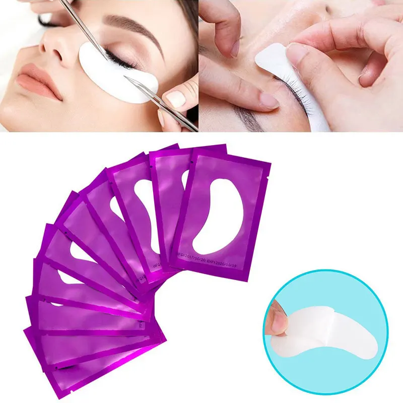 50Pair Non-woven Collagen Hydrogel Grafted Eyelash Eye Patch Planting Eyelash Under Eyelid Isolation Sticker Gasket CosmeticTool
50Pair Non-woven Collagen Hydrogel Grafted Eyelash Eye Patch Planting Eyelash Under Eyelid Isolation Sticker Gasket CosmeticTool