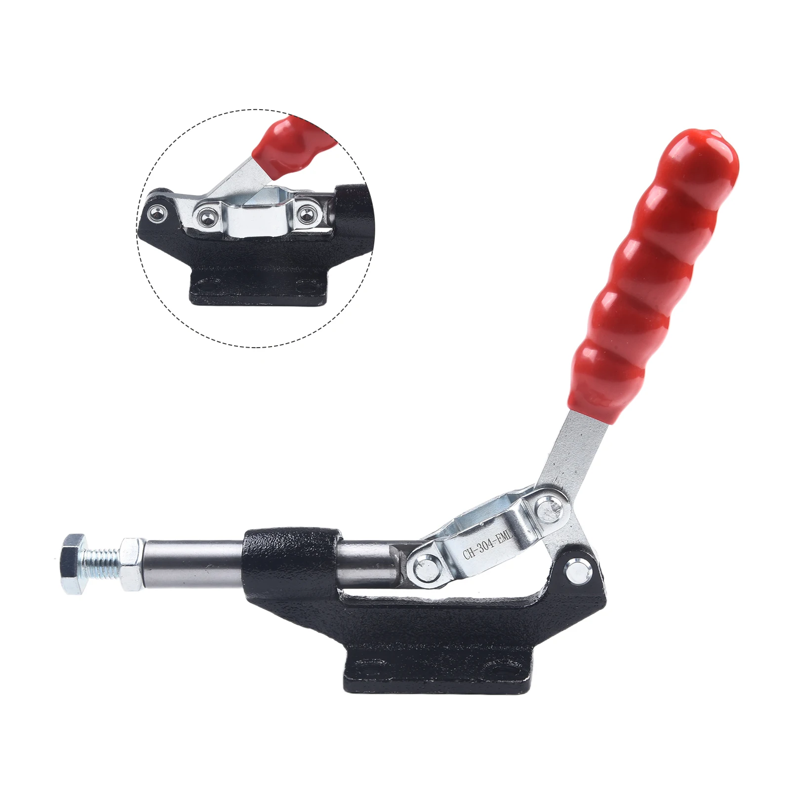 GH-304/GH-305 Quick Release Toggle Clamp 500-800lb Antislip Vertical Toggle Clip Woodworking Carpentry Clamping Tool Alloy Steel
GH-304/GH-305 Quick Release Toggle Clamp 500-800lb Antislip Vertical Toggle Clip Woodworking Carpentry Clamping Tool Alloy Steel