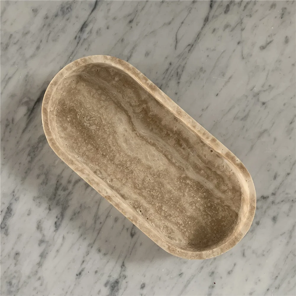 Wholesale 20pcs Customized Hot Sale Beige Travertine Oval Stone Serving Tray 10''
Wholesale 20pcs Customized Hot Sale Beige Travertine Oval Stone Serving Tray 10''