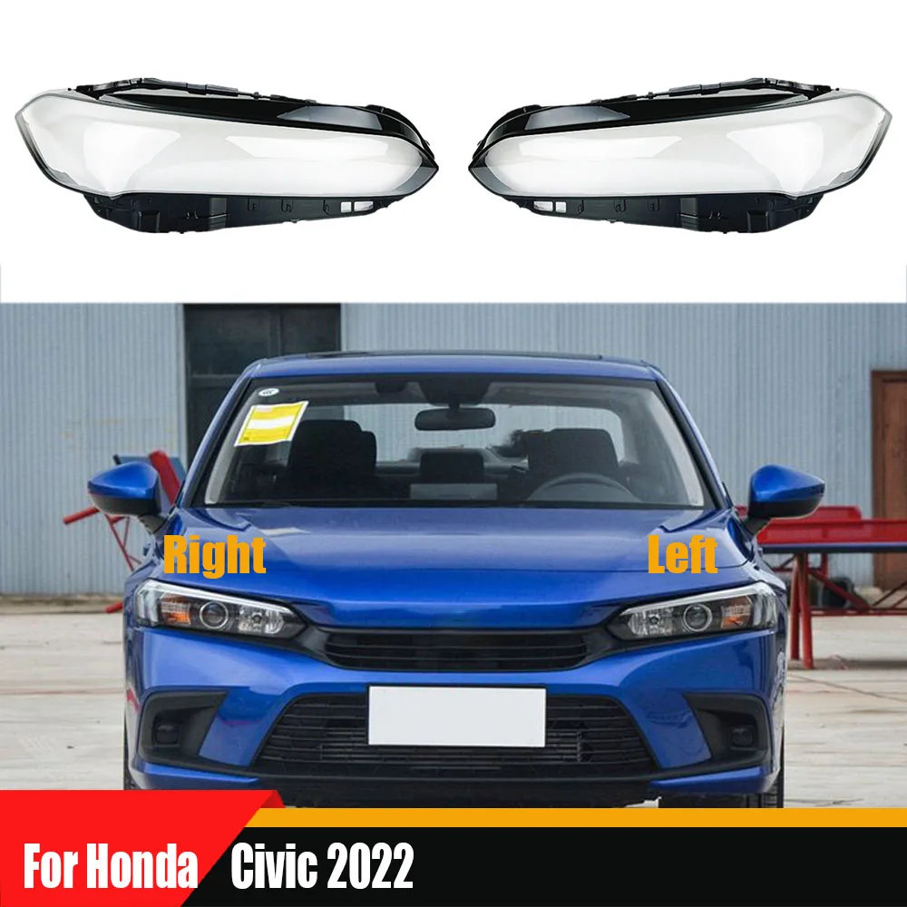 For Honda Civic 2022 Headlight Shade Transparent Lampshade Lens Headlamp Cover Lamp Shell Plexiglass Black Edge
For Honda Civic 2022 Headlight Shade Transparent Lampshade Lens Headlamp Cover Lamp Shell Plexiglass Black Edge
