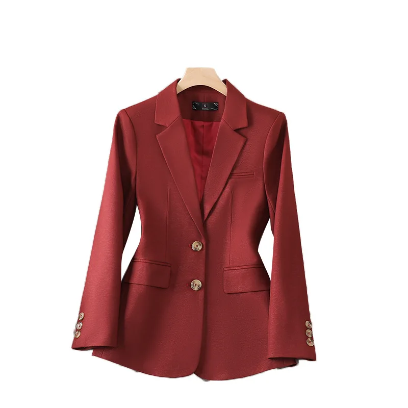2024 Women's Long-sleeved Professional Small Suit Formal Women's Coat Work Clothes
2024 Women's Long-sleeved Professional Small Suit Formal Women's Coat Work Clothes