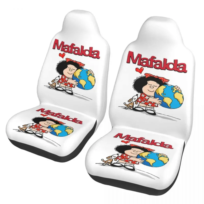 Mafalda World And Her Puppy Front Auto Seat Cover for Women Print Quino Comic Cartoon Car Seat Covers Fit Truck Van RV SUV 2PC
Mafalda World And Her Puppy Front Auto Seat Cover for Women Print Quino Comic Cartoon Car Seat Covers Fit Truck Van RV SUV 2PC