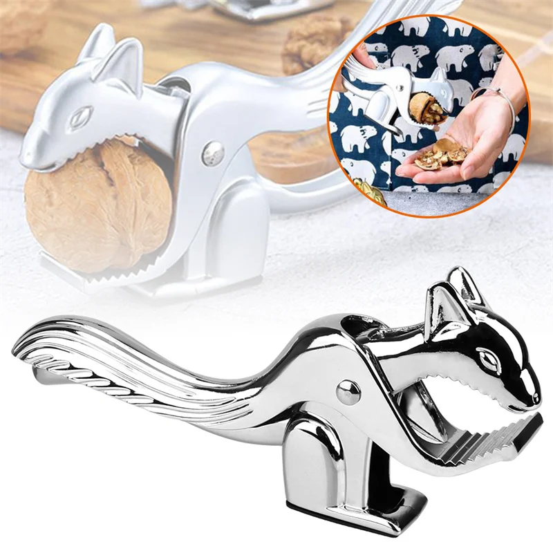 

Multi-Function Squirrel Nut Walnut Pincer Nut Opener Quick Chestnut Clip Walnut Plier Zinc Alloy Nutcracker Sheller Kitchen Tool